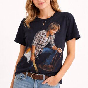 Keith Urban Escape Together World Tour 2009 Graphic Band Tee Black Small
